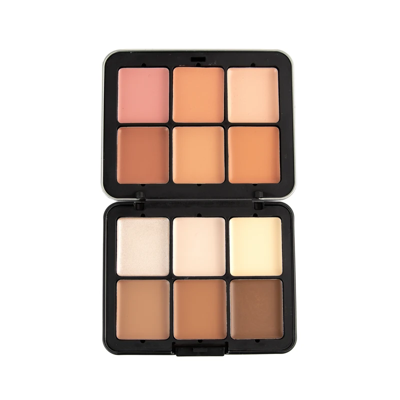 پالت حرفه ای کانتور و رژگونه 12 رنگ آرت اسکین